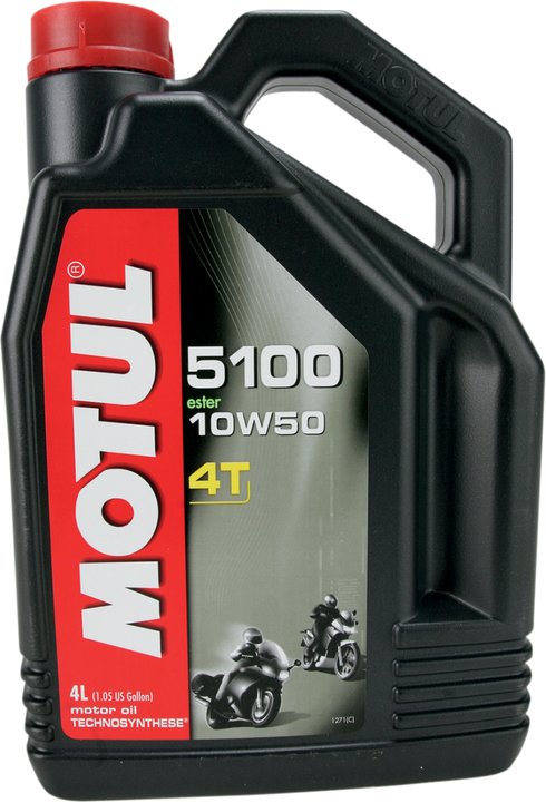 MOTUL 5100 4T Synthetic Blend Oil - 10W-50 - 4L 104076