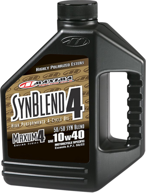MAXIMA RACING OIL Premium High Performance Mineral 4T Engine Oil - 10W-40 - 1 US gallon 349128