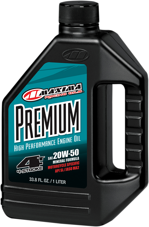MAXIMA RACING OIL Premium High Performance Mineral 4T Engine Oil - 20W-50 - 1L 35901