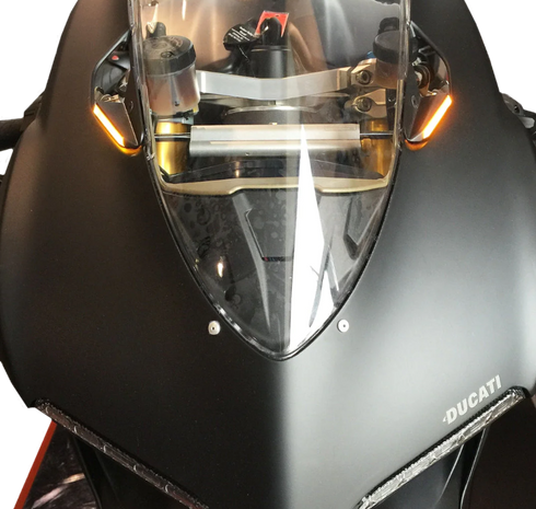 NEW RAGE CYCLES Mirror Block Off Turn Signals Duc - 565-0213