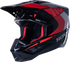 ALPINESTARS Honda S M5 Helmet Black/Red Glossy Md - 482-9237M