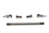 V-Twin Chrome Front Axle Kit - 44-0211