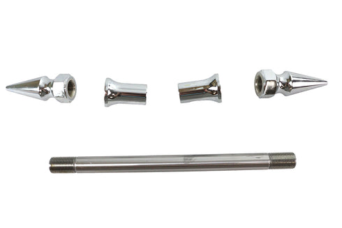 V-Twin Chrome Front Axle Kit - 44-0211