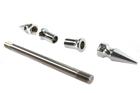 V-Twin Chrome Front Axle Kit - 44-0211
