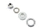 V-Twin Zinc Rear Axle Nut Kit - 44-0258