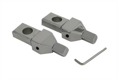 V-Twin Chrome Axle Adjuster Kit - 44-0365