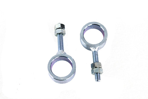 V-Twin Rear Axle Adjuster Set Zinc - 44-0434