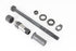 V-Twin Parkerized Rear Axle Kit - 44-0508