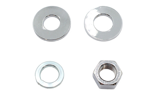 V-Twin Chrome Rear Axle Nut Kit - 44-0520