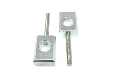 V-Twin Chrome Axle Block Pull Adjuster - 44-0541