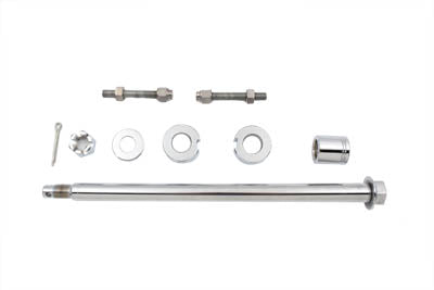 V-Twin Chrome Rear Axle Kit - 44-0547