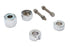V-Twin Chrome Rear Axle Adjuster and Nut Kit - 44-0635
