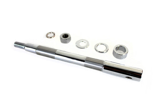 V-Twin Chrome Rear Axle adjuster and Nut Kit - 44-0636