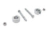 V-Twin Chrome Rear Axle Adjuster Kit - 44-0641