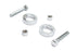 V-Twin Chrome Rear Axle Adjuster Kit - 44-0698