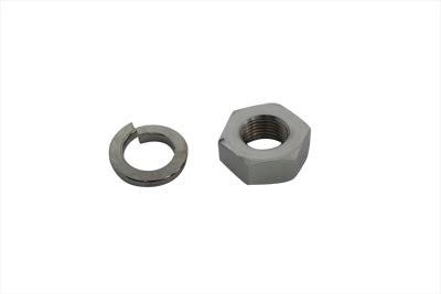 V-Twin Chrome Hex Nut and Lock Washer Set - 44-0749