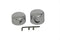 V-Twin Chrome Rear Axle Nut Cap Set - 44-0845
