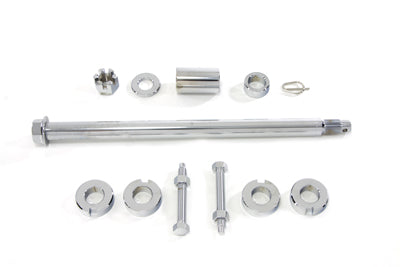 V-Twin Chrome Rear Axle Kit - 44-0892