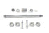 V-Twin Chrome Rear Axle Kit - 44-0892