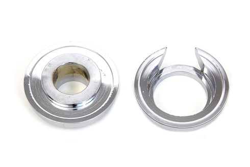 V-Twin Front Axle Spacer Set Chrome - 44-1742