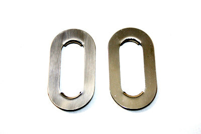 V-Twin Rear Axle Adjuster Slide Plate Stainless Steel - 44-1989