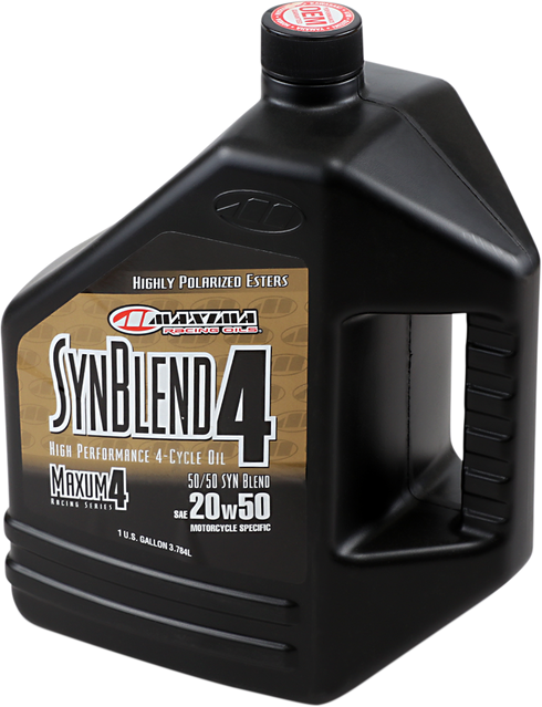 MAXIMA RACING OIL SynBlend Semi-Synthetic Oil - 20W-50 - 1 U.S. gal. 359128B