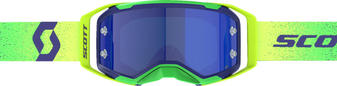 SCOTT Prospect 2.0 AMP Goggle - Midnight Purple/Safety Yellow - Blue Chrome Lens 421478-7914349