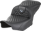 SADDLEMEN Roadsofa™ Seat - without Backrest - Honeycomb - Silver Stitch - FLTR/FLHX '23-'24 823-07-18905