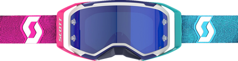 SCOTT Prospect 2.0 AMP Goggle - Stealth Blue/Radiant Pink - Blue Chrome 421478-7906349