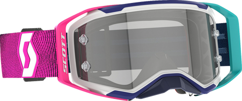 SCOTT Prospect 2.0 LS Goggle - Stealth Blue/Radiant Pink - Light Sensitive - Gray Works Lens 421470-7906327