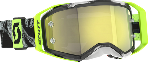 SCOTT Prospect 2.0 Goggle - Caviar Black/Safety Yellow - Yellow Chrome Works Lens 421471-7911289