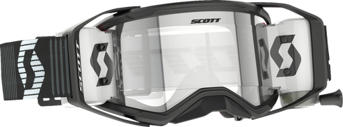 SCOTT Prospect 2.0 WFS Goggle - Roll-Off - Black/White - Clear Works Lens 421474-1007113