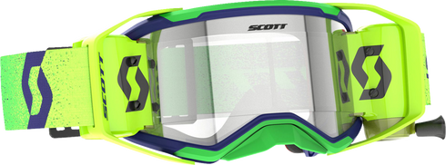 SCOTT Prospect 2.0 WFS Goggle - Roll-Off - Midnight Purple/Safety Yellow - Clear Works Lens 421474-7914113