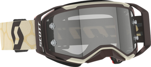 SCOTT Prospect 2.0 Sand Dust LS Goggle - Desert Beige/Dirt Brown - Light Sensitive - Gray Lens 421475-7921327