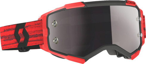 SCOTT Fury Goggle - Red - Silver Chrome Works Lens 272828-0004269