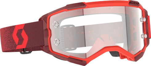 SCOTT Fury Goggle - Red - Clear Works Lens 274514-0004113
