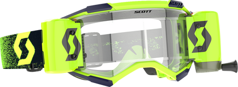 SCOTT Fury WFS Goggle - Roll-Off - Neon Green/Neon Yellow - Clear Works Lens 278596-5727113