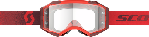 SCOTT Fury Goggle - Red - Clear Works Lens 274514-0004113