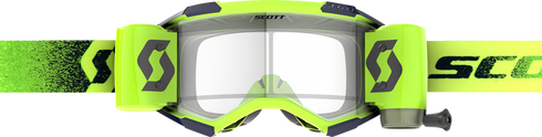 SCOTT Fury WFS Goggle - Roll-Off - Neon Green/Neon Yellow - Clear Works Lens 278596-5727113