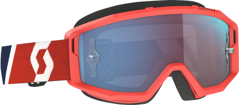 SCOTT Primal Goggle - Red/Blue - Blue Chrome Works Lens 278597-1228349
