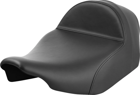 SADDLEMEN Solo Seat - Plain - Extended Reach - FLT/FLH '23-'24 823-07E-0040