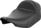 SADDLEMEN Solo Seat - Plain - Extended Reach - FLT/FLH '23-'24 823-07E-0040