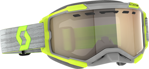 SCOTT Fury LS Snow Goggle - Gray/Yellow - Light Sensitive - Bronze Chrome Lens 278604-1120245
