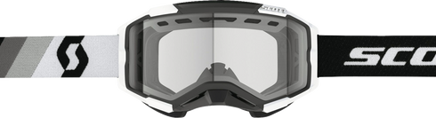 SCOTT Fury Snow Cross Goggle - Premium Black/White - Clear Lens 278605-7702043