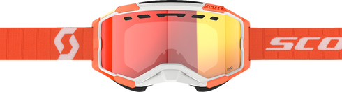 SCOTT Fury Snow Cross Goggle - Orange - Enhancer Red Chrome Lens 278605-0036312