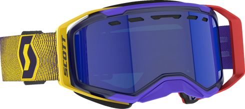 SCOTT Prospect 2.0 SMB Goggle - Red/Yellow - Enhancer Blue Chrome Lens 421503-1648347