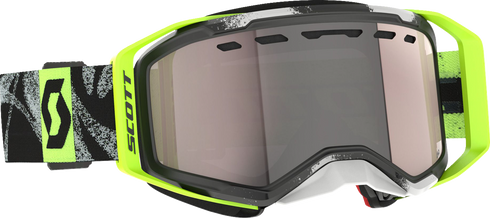 SCOTT Prospect 2.0 SMB Goggle - Caviar Black/Safety Yellow - AMP Silver Chrome Lens 421503-7911313