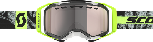 SCOTT Prospect 2.0 SMB Goggle - Caviar Black/Safety Yellow - AMP Silver Chrome Lens 421503-7911313