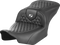 SADDLEMEN Roadsofa™ Seat - without Backrest - Honeycomb - White Stitch - FLTR/FLHX '23-'24 823-07-18906