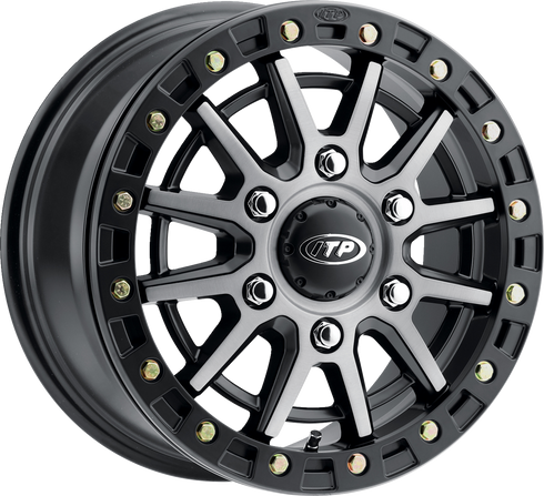 ITP Wheel - SD10 Beadlock - Front/Rear - Brushed Gray w/Black - 16x7 - 6/5.5 - 78.9 mm 1622626720B
